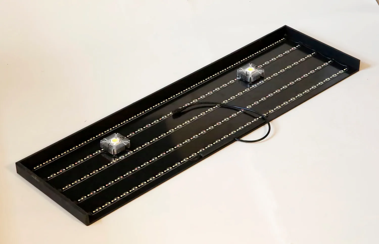 34" x 10" with Dual 10w Spotlights
