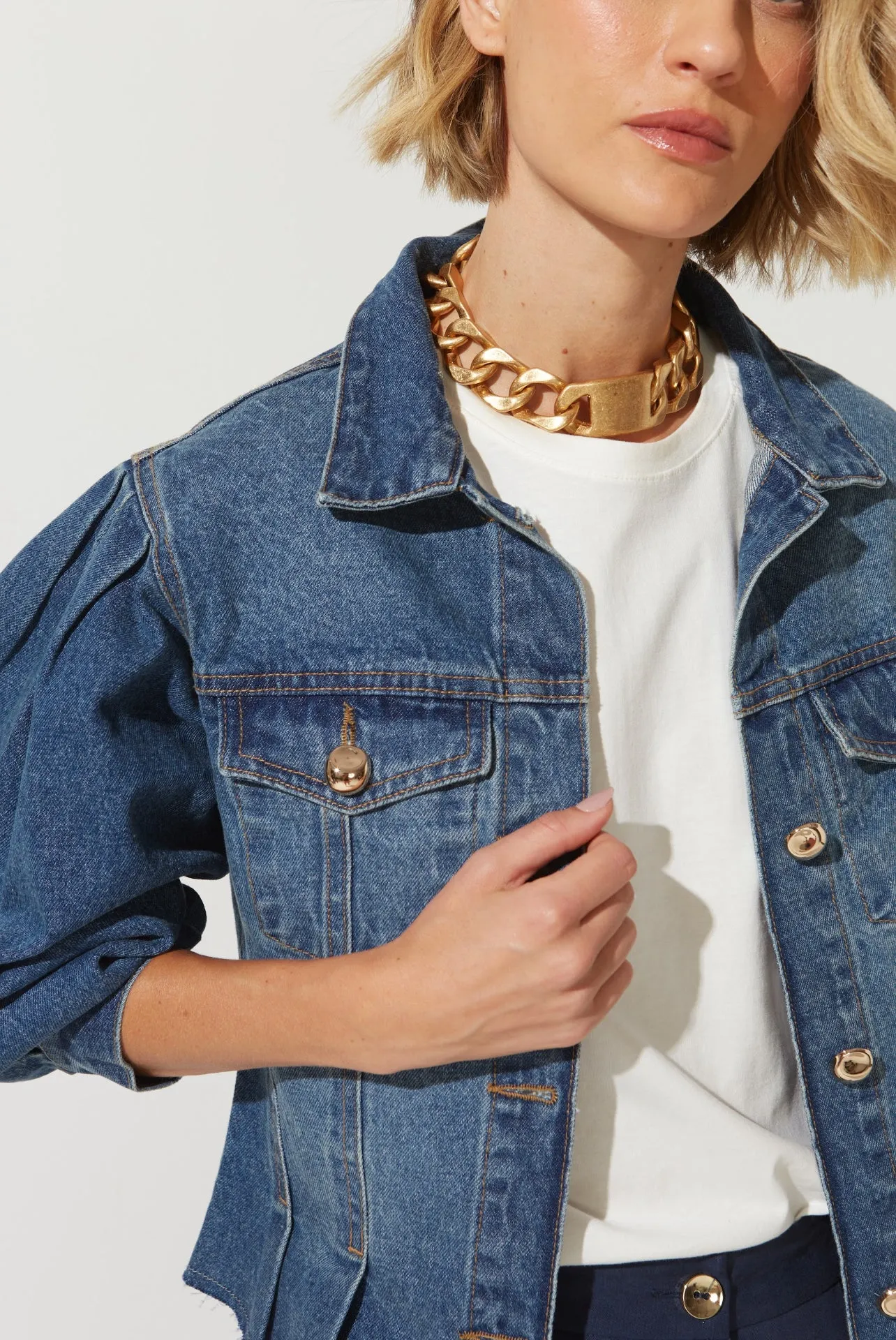 Chaqueta Jeans Cris Leblog