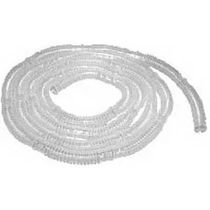 CS/50 DISPOSABLE CORRUGATED TUBING, 6FT, BLUE, FLEXIBLE, LARGE BORE