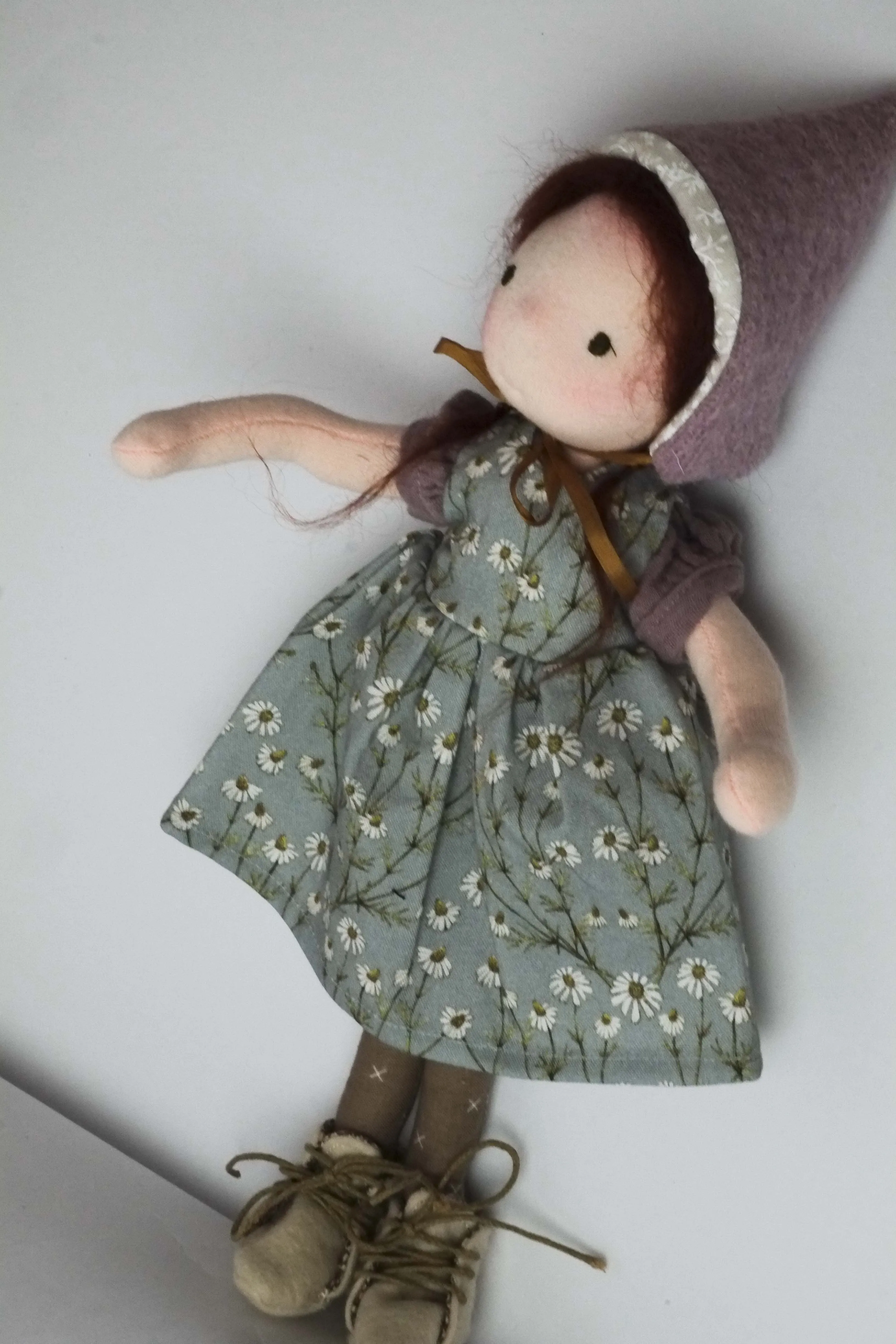 Doll Dress | Blue Floral