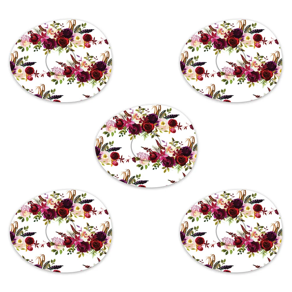Freestyle Libre Watercolour Floral Design Patches