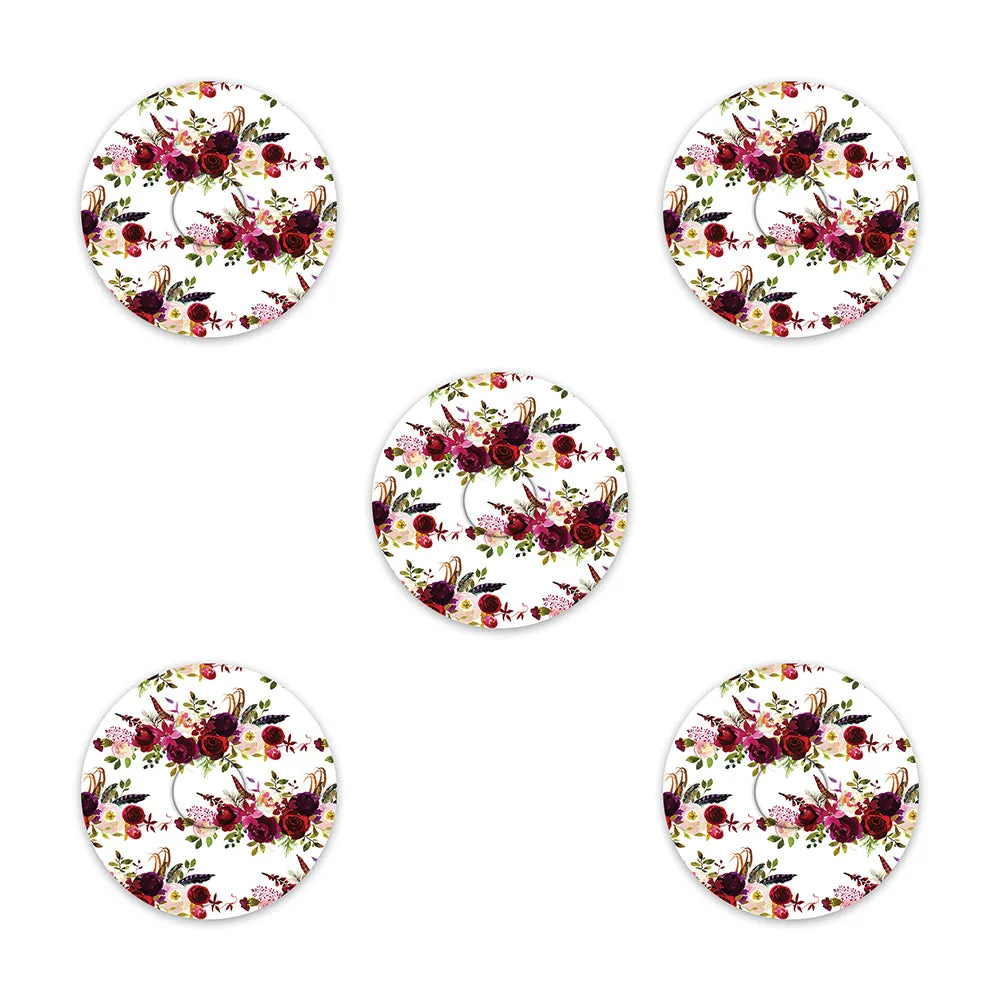 Freestyle Libre Watercolour Floral Design Patches