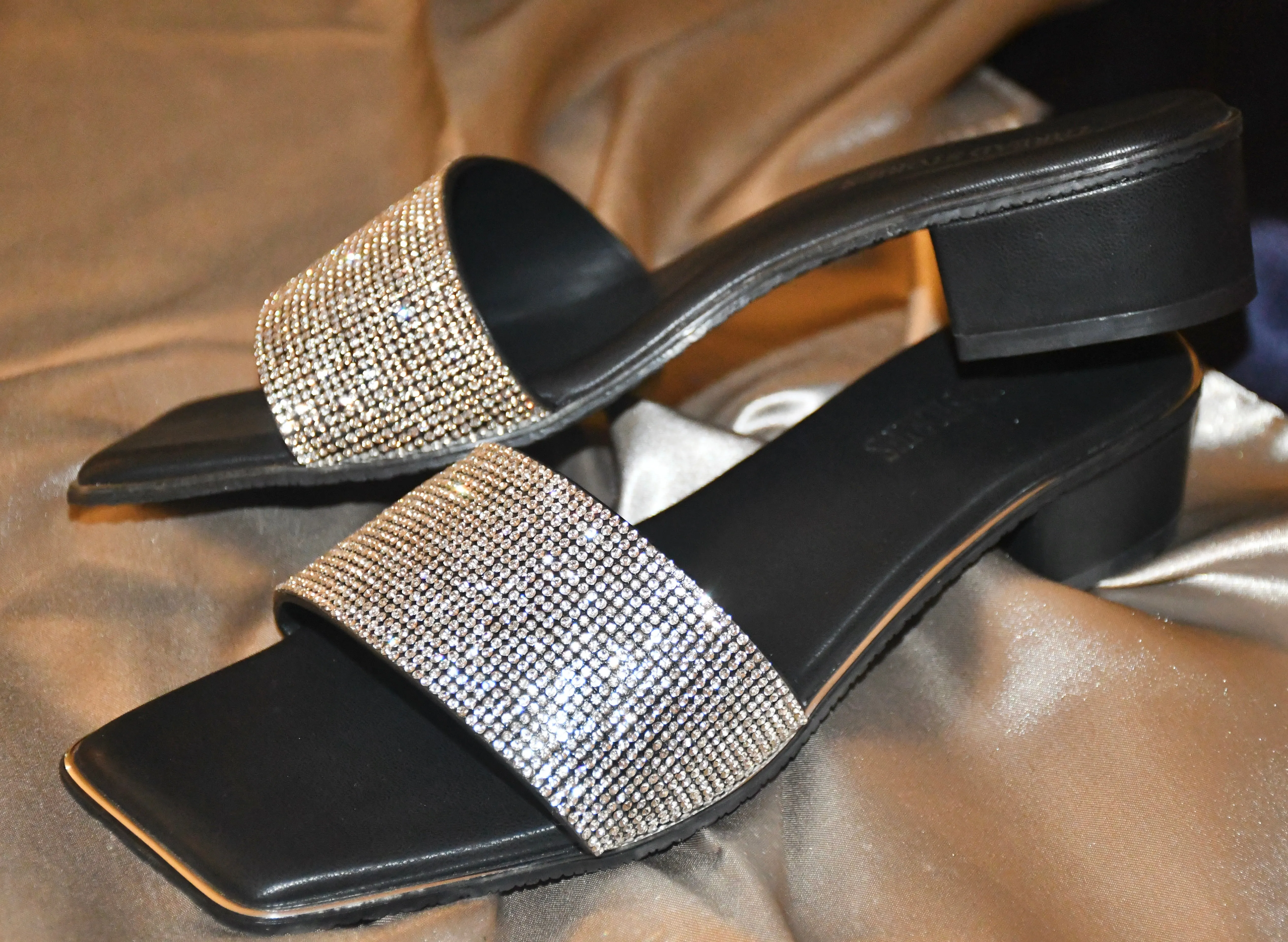Glitter Glam (Black) Heels