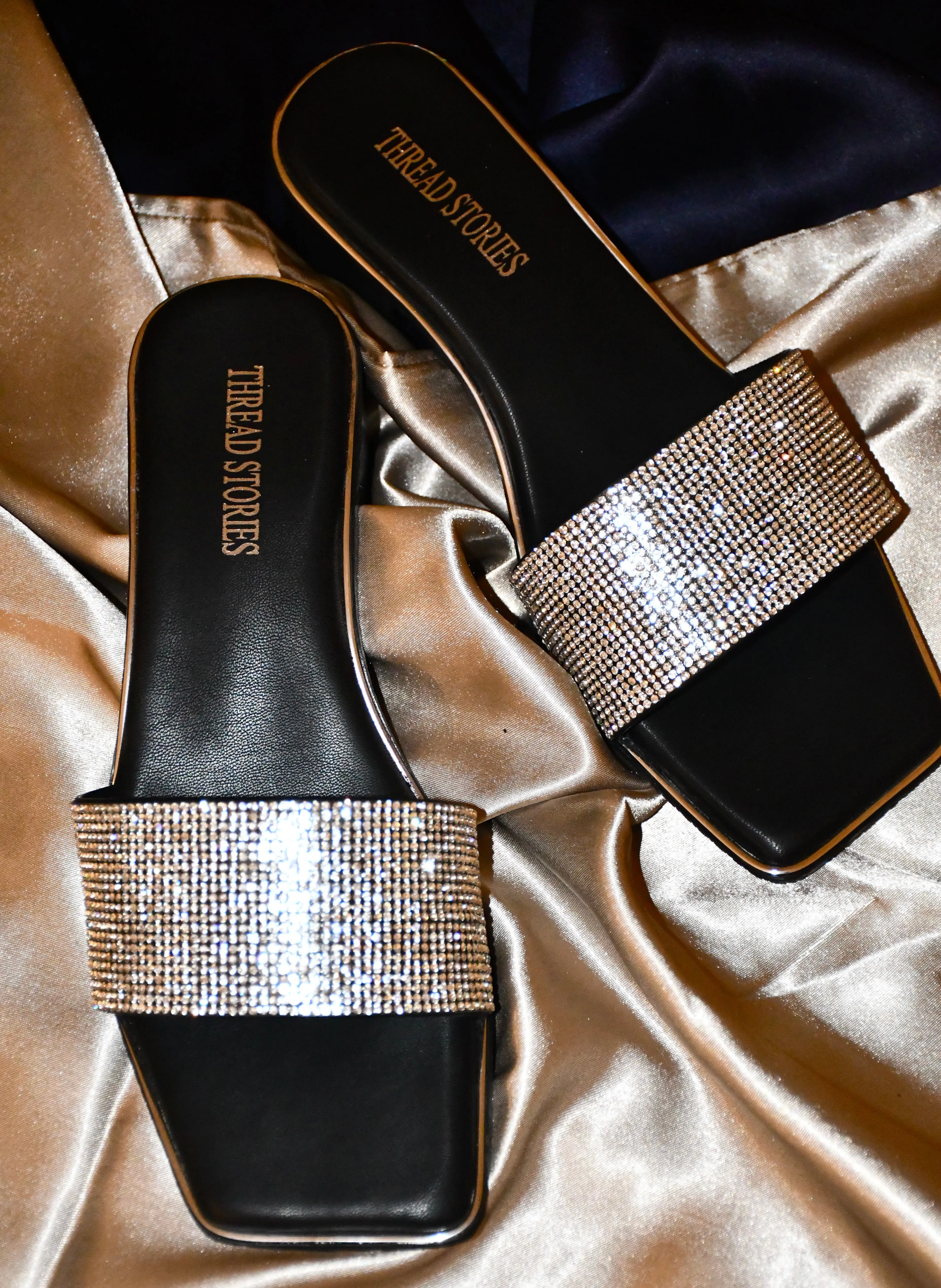 Glitter Glam (Black) Heels