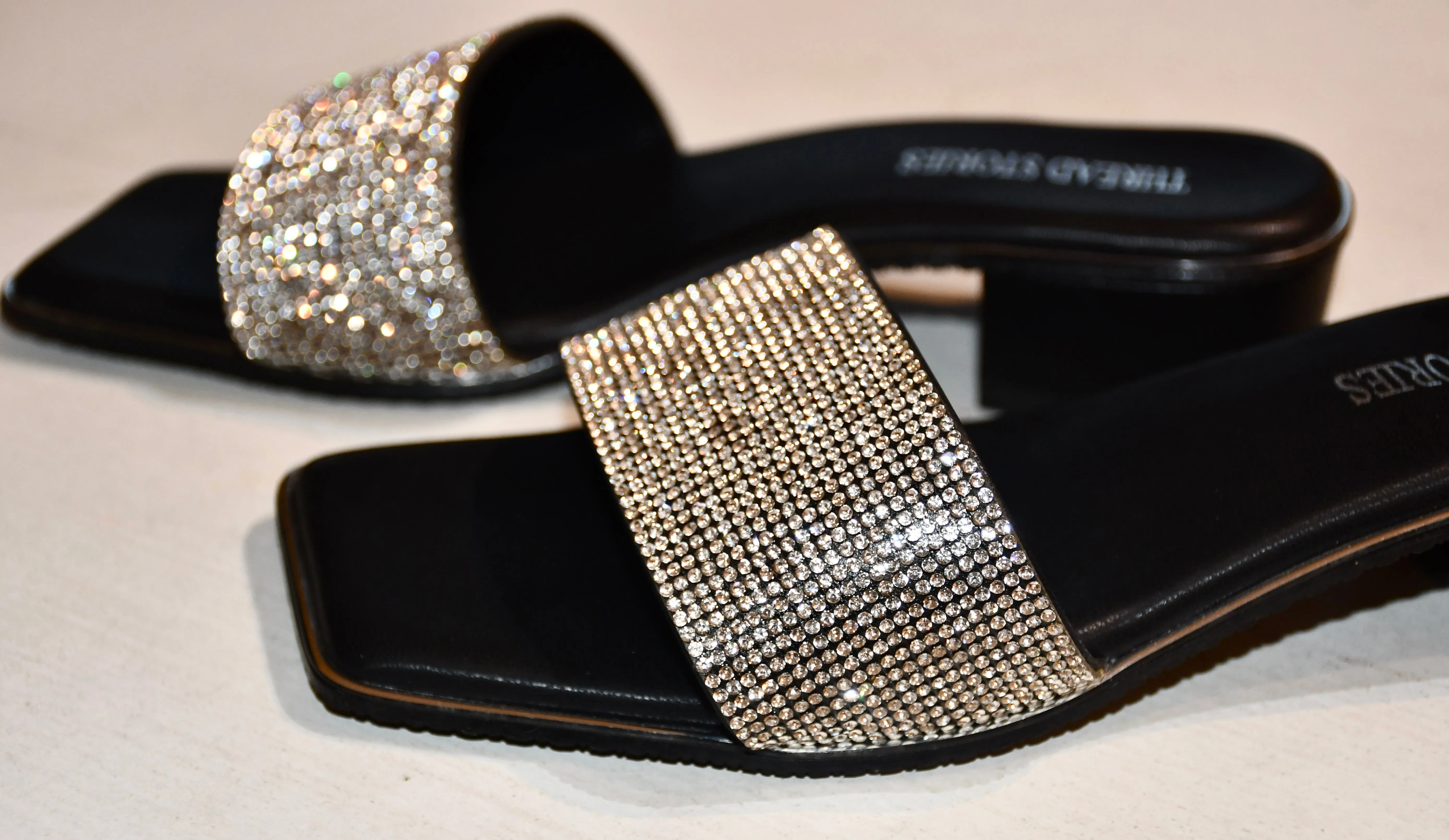 Glitter Glam (Black) Heels