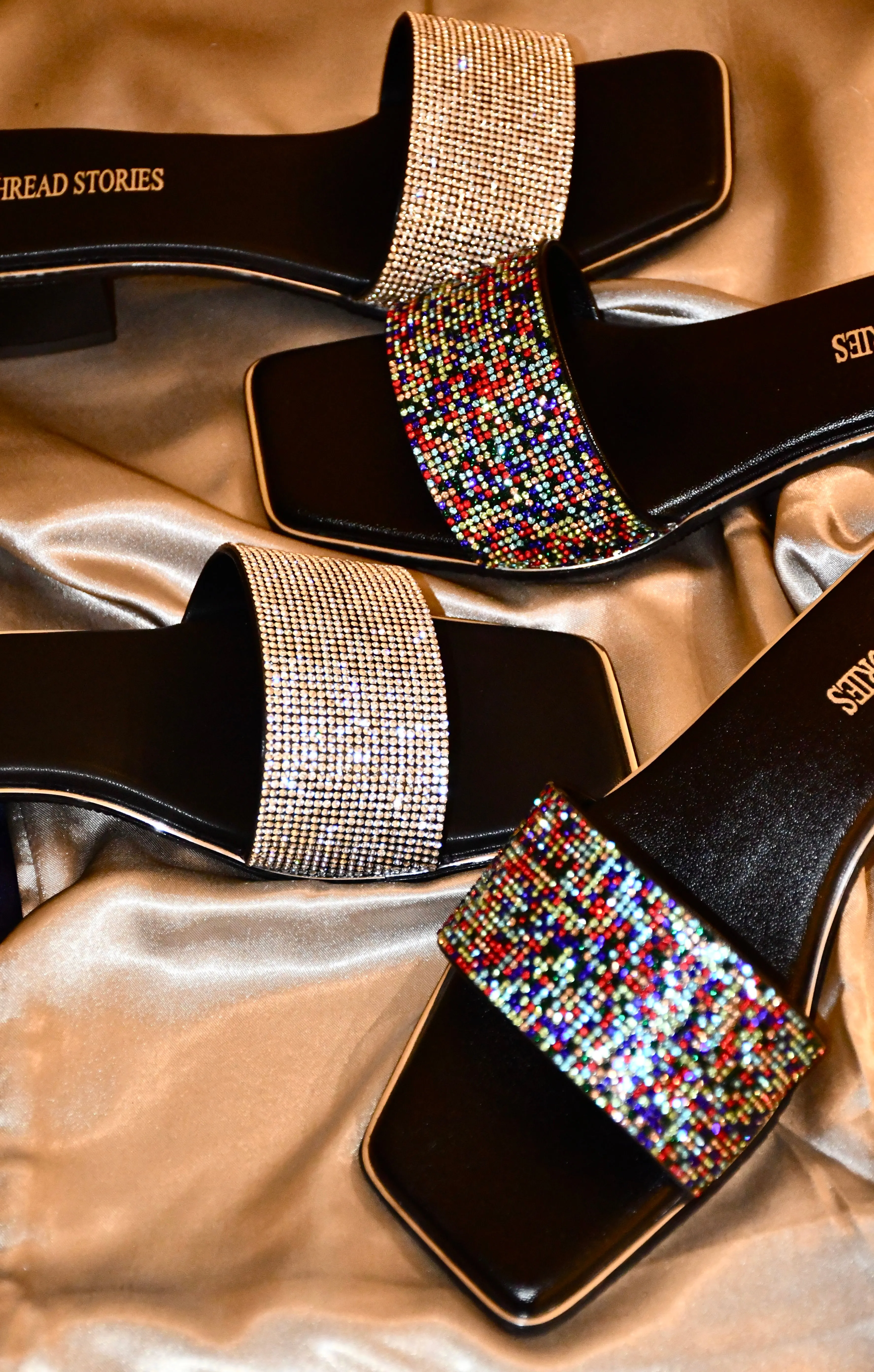 Glitter Glam (Black) Heels