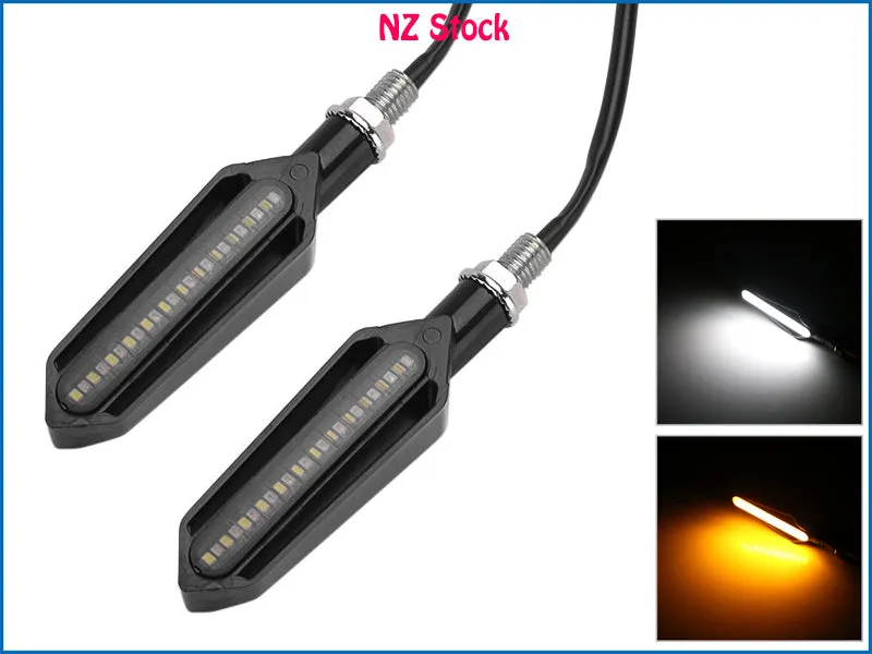 LED Motorcycle Turn Signal Indicators x 2