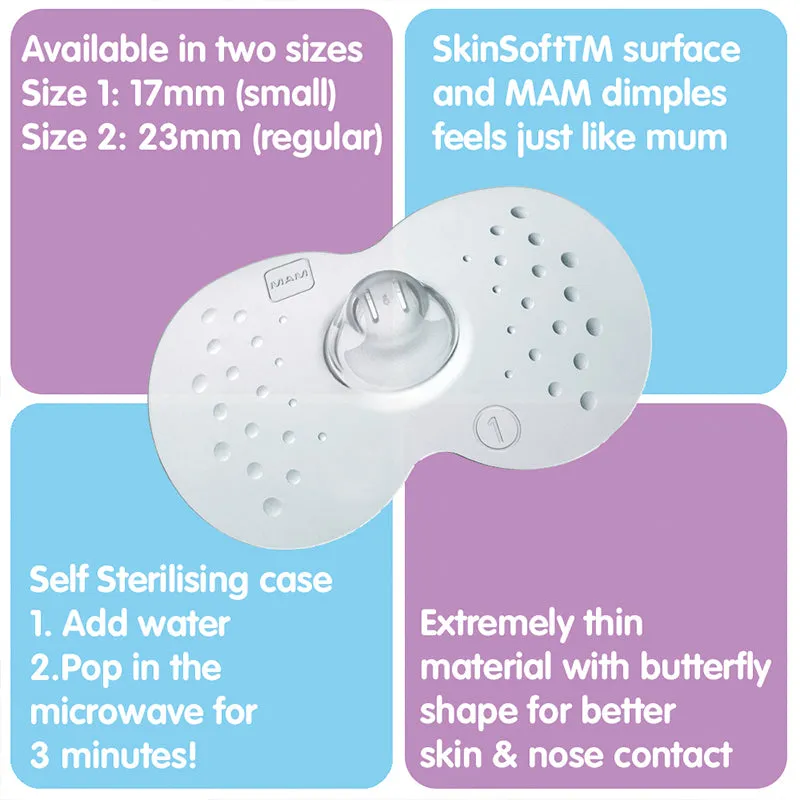 MAM Nipple Shields 23mm 2Pk