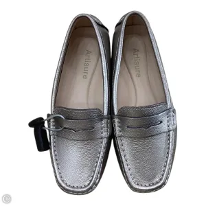 Shoes Flats By Clothes Mentor In Gold, Size: 6.5
