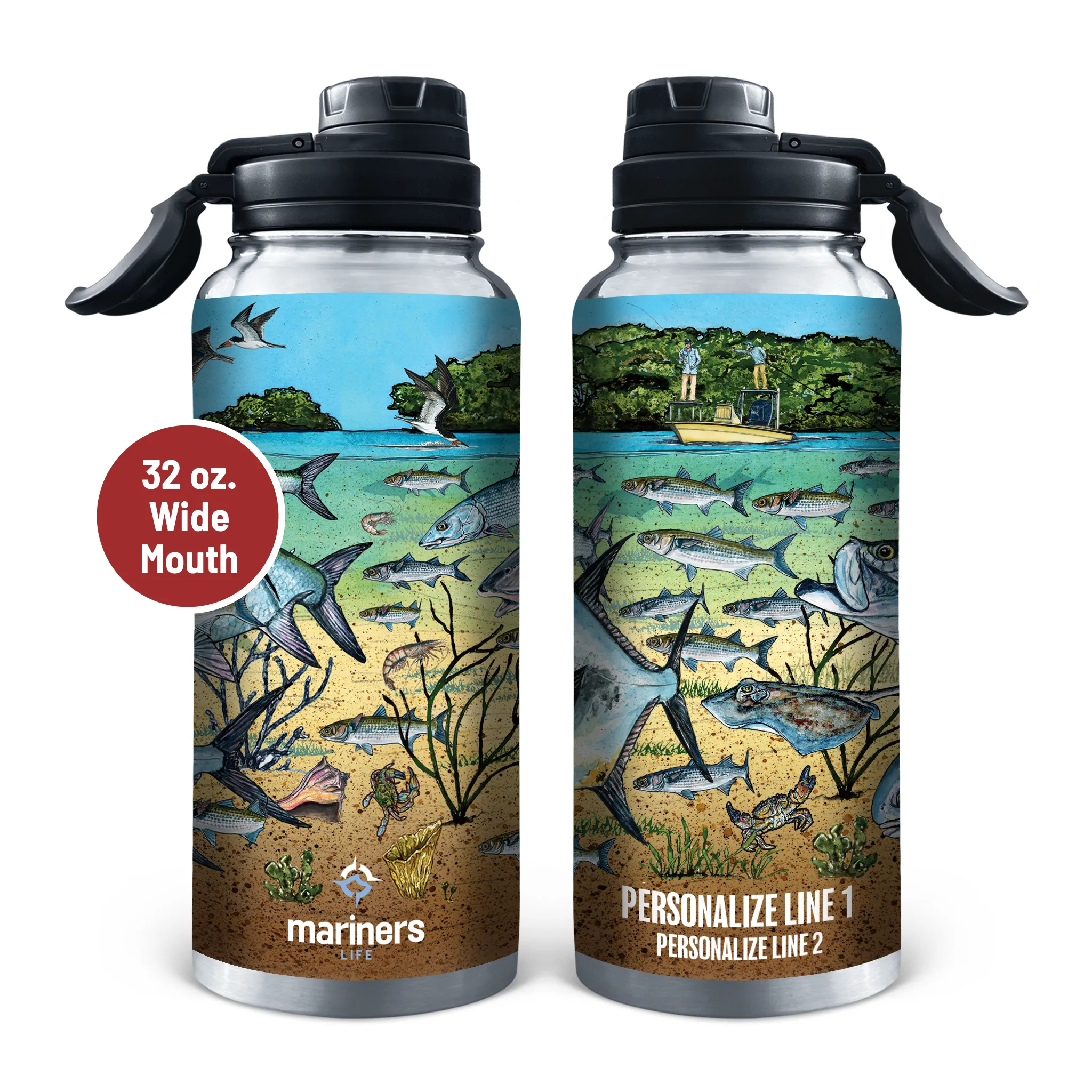Slammin' 360 - Tarpon/Permit Stainless Steel Drinkware