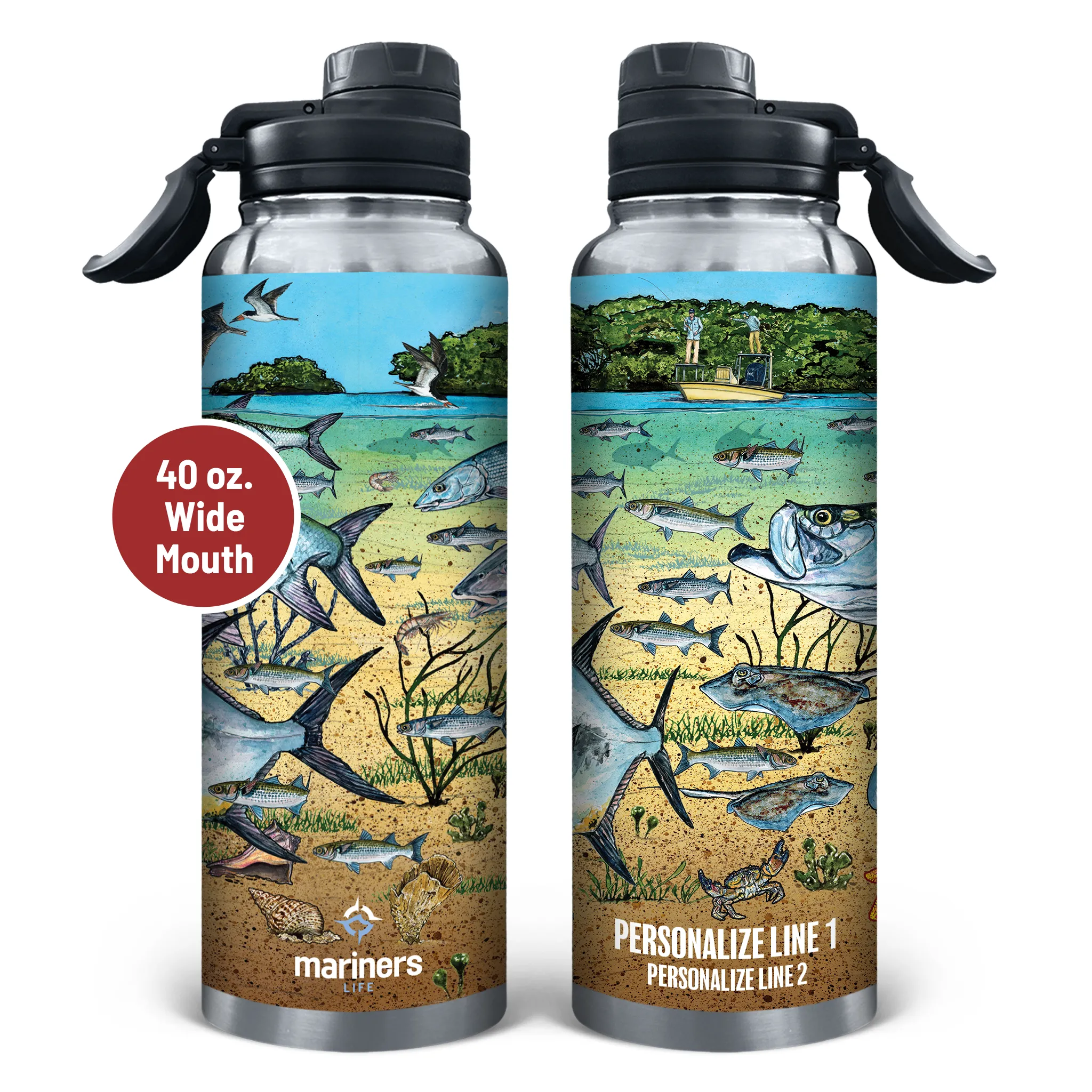 Slammin' 360 - Tarpon/Permit Stainless Steel Drinkware