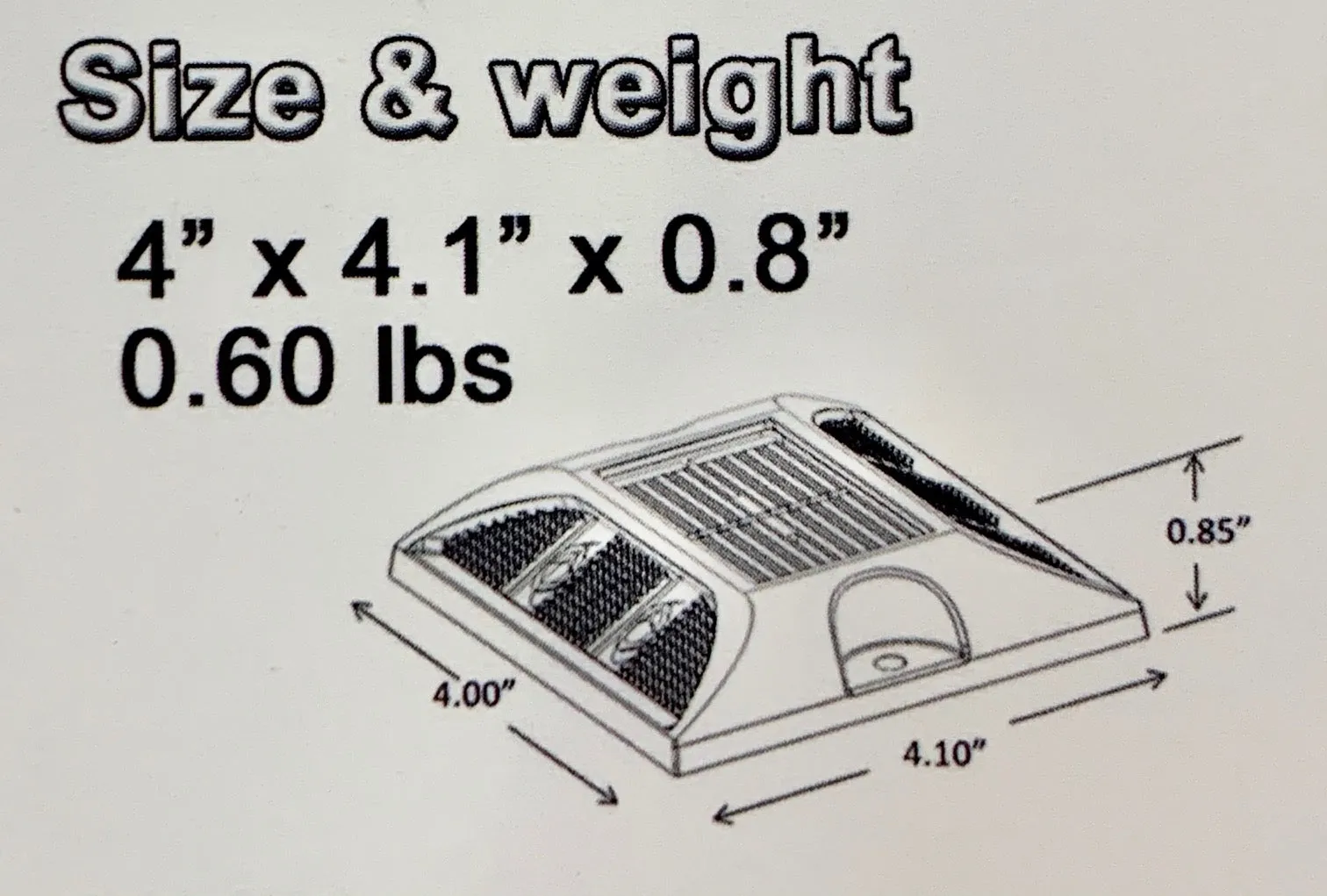 SOLAR LIGHT - Low Profile