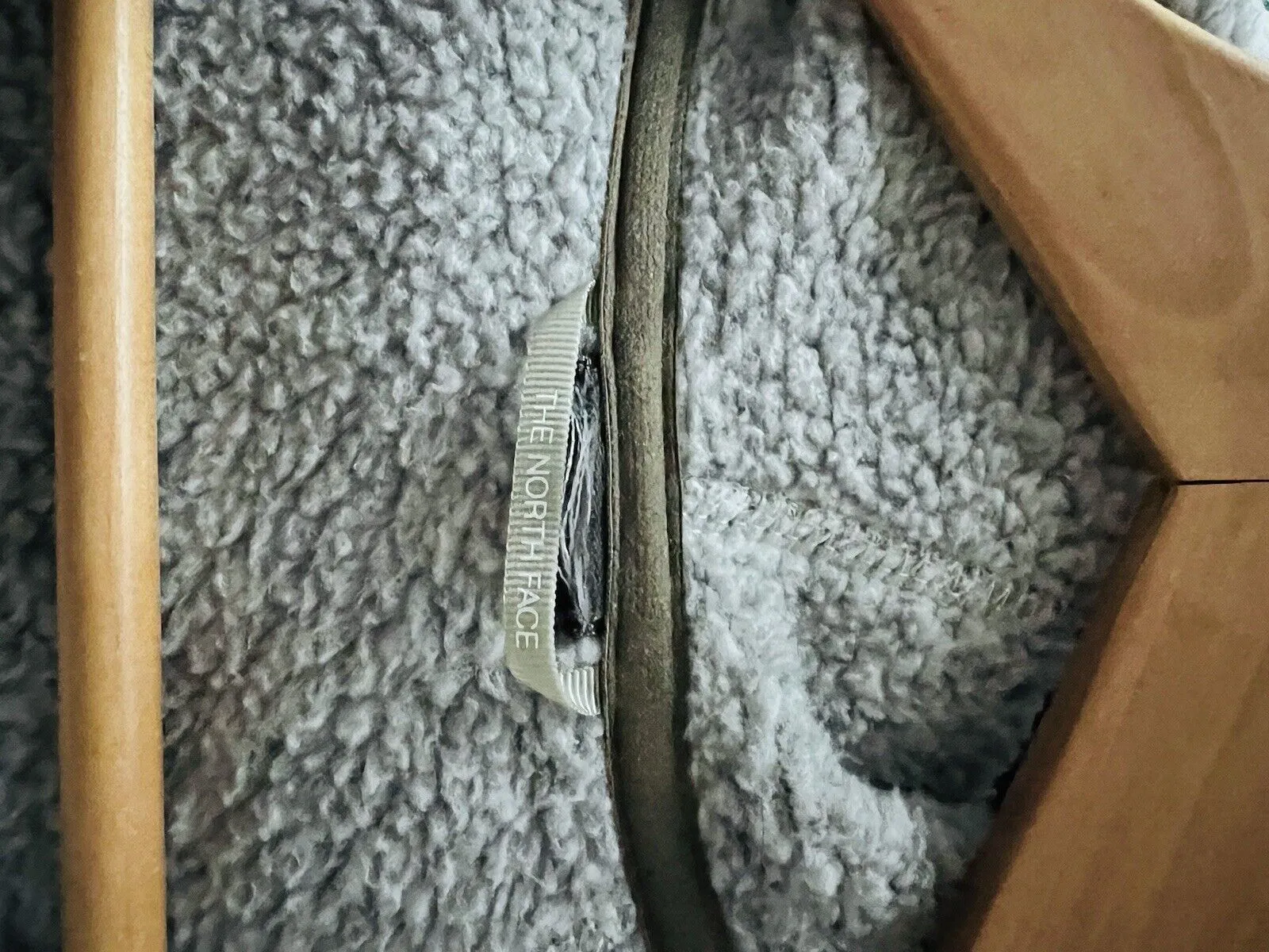 The North Face Crescent Sunshine Hoodie Gray Button Front Jacket Coat Sweater