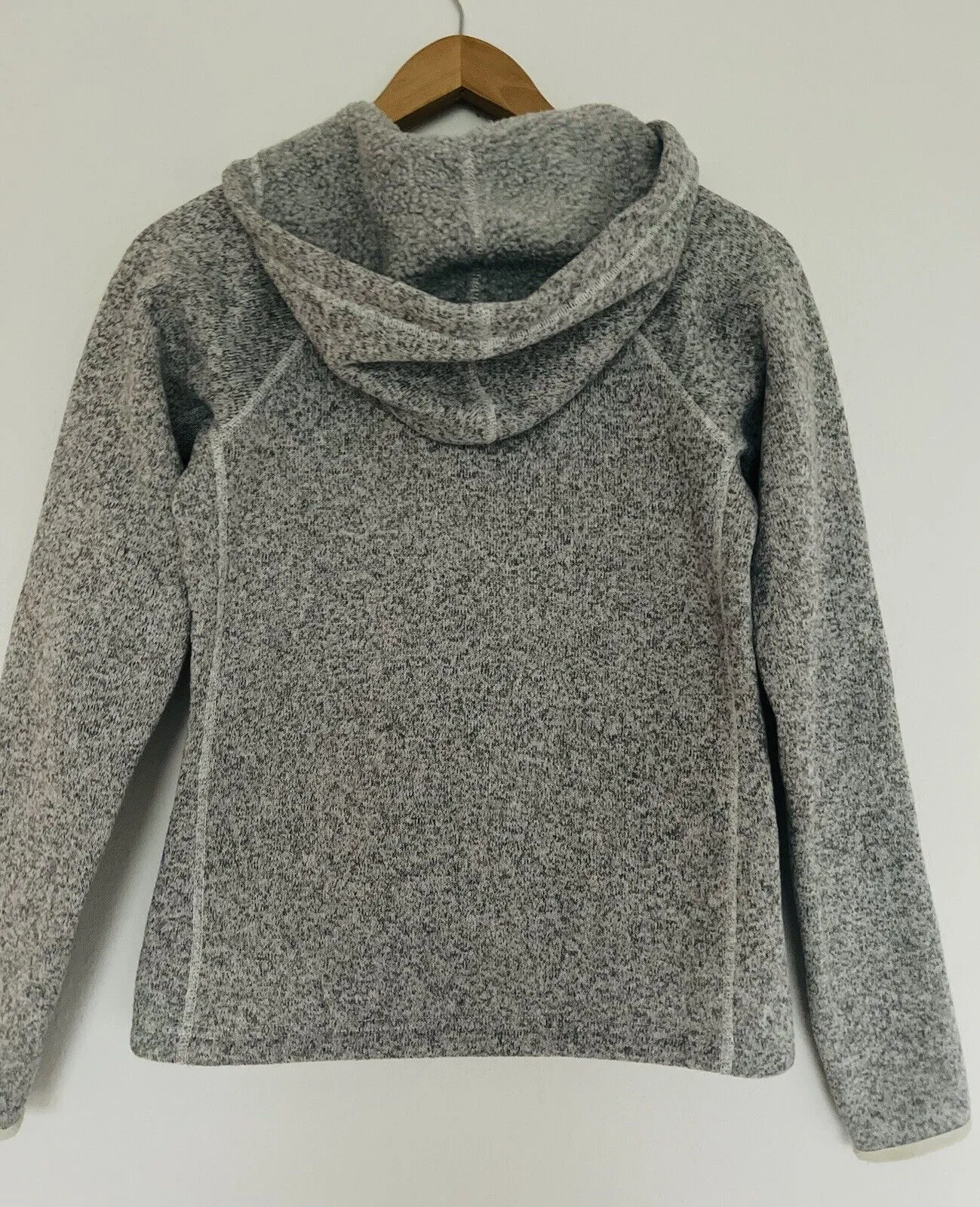 The North Face Crescent Sunshine Hoodie Gray Button Front Jacket Coat Sweater
