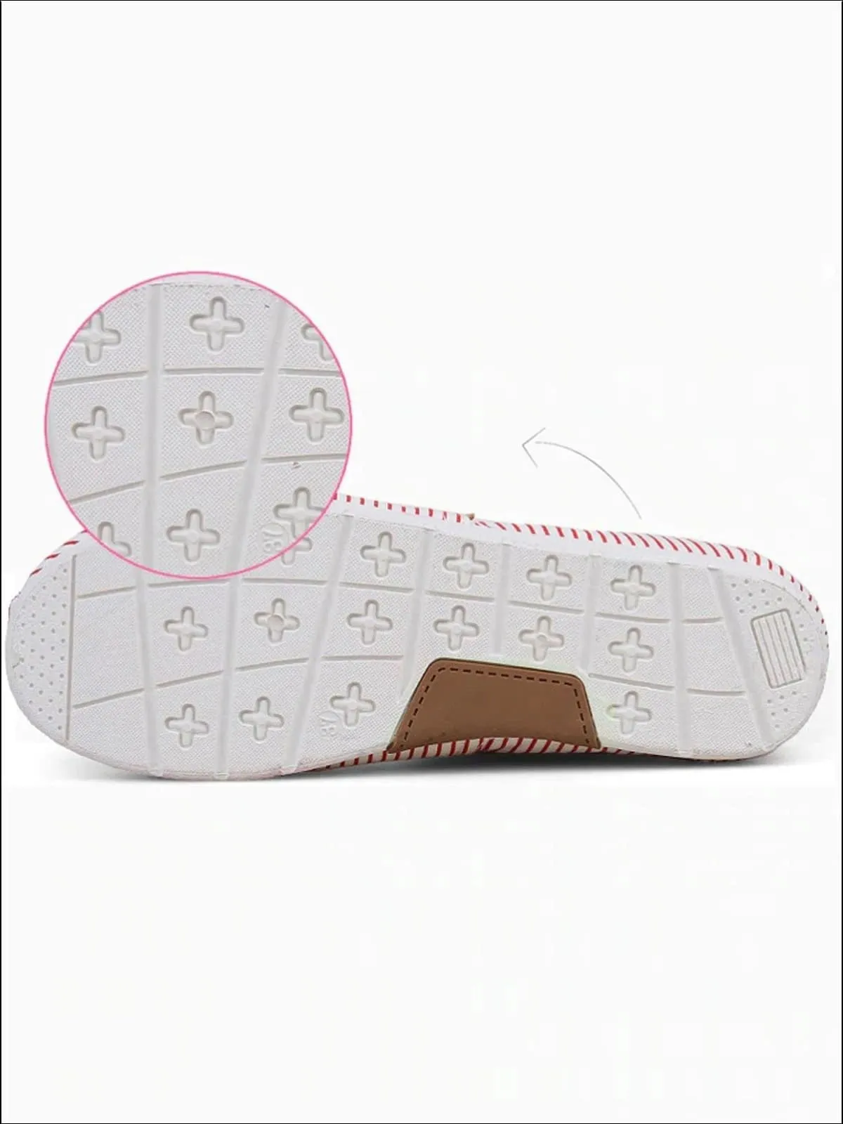 Women's Fashion Striped Canvas Shoes By Liv and Mia
